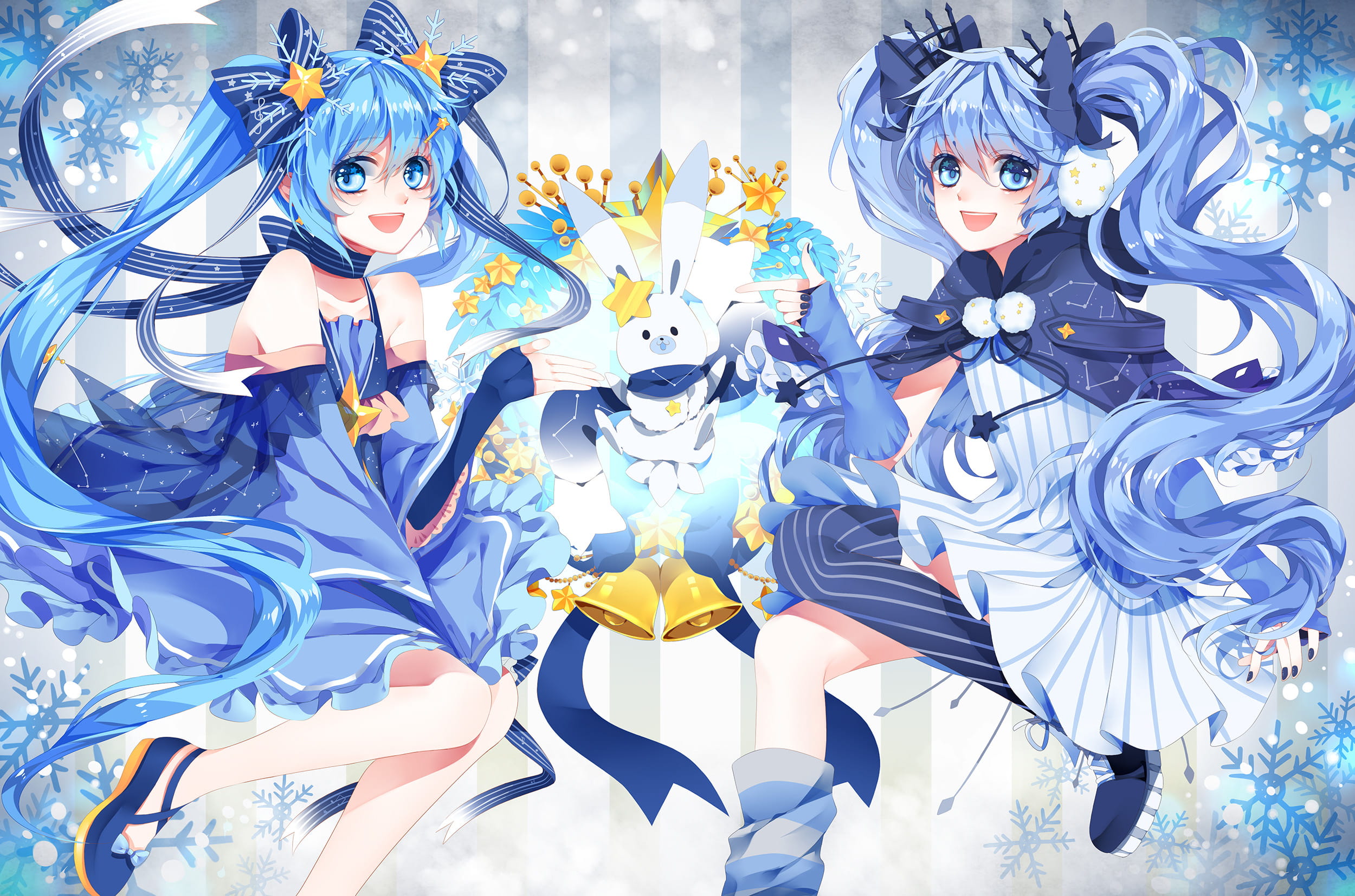 雪初音,初音未来,电脑壁纸