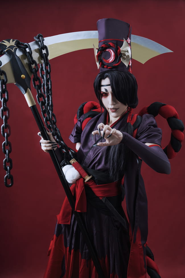 阴阳师,鬼使黑鬼使白cosplay,网易手游,
