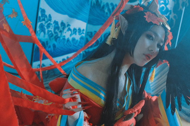 红叶鬼女,网易手游阴阳师,红叶cosplay,