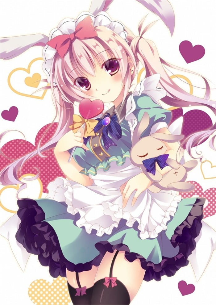 女仆,少女,萌图,手机壁纸