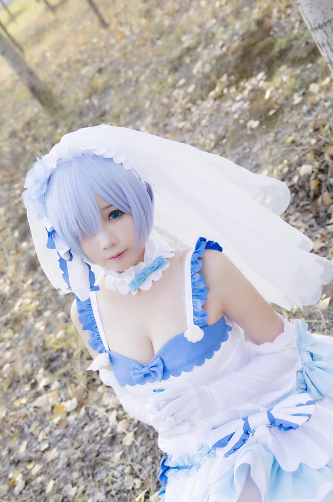 蕾姆.花嫁,re0,cosplay