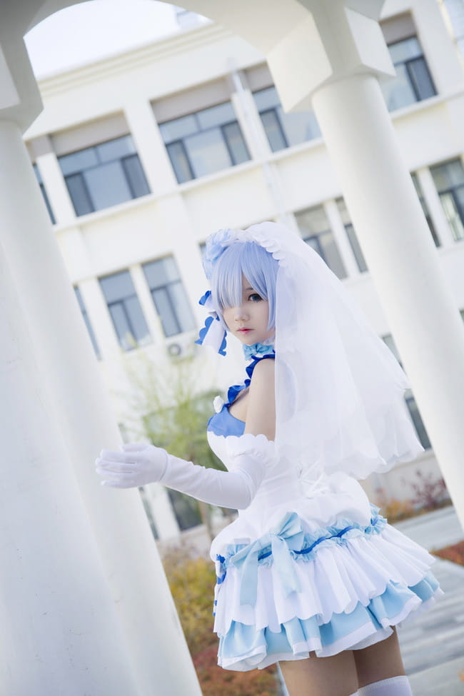 蕾姆.花嫁,re0,cosplay