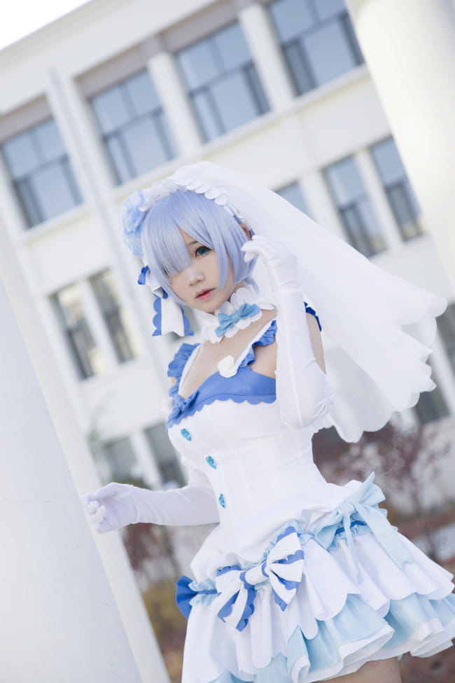 蕾姆.花嫁,re0,cosplay