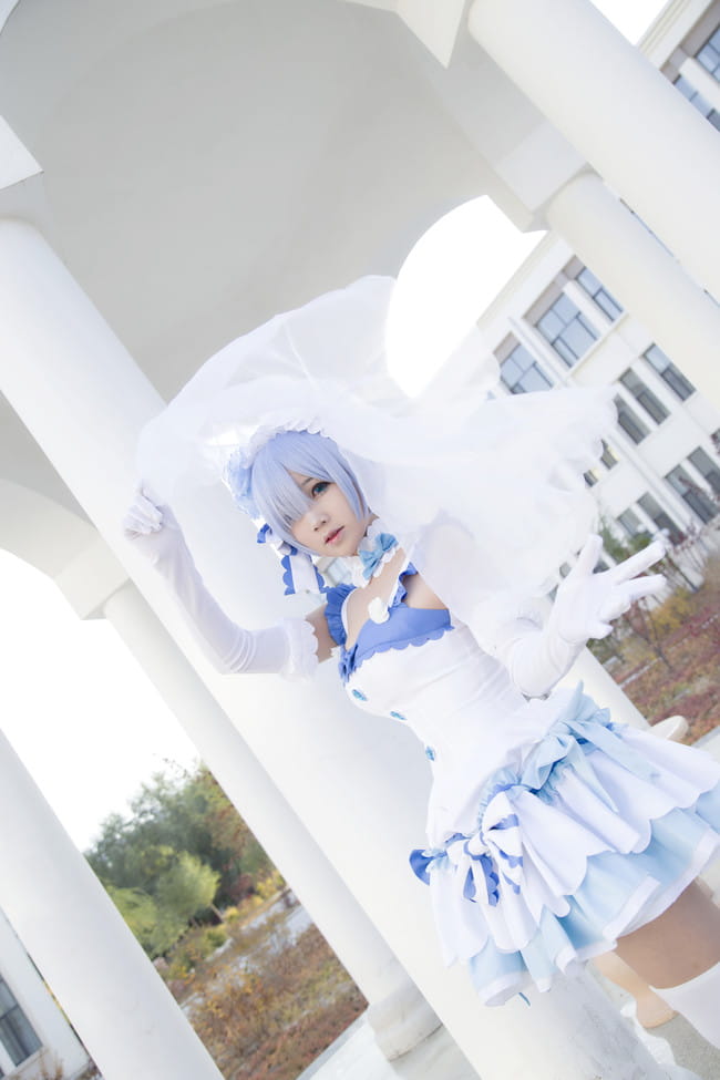 蕾姆.花嫁,re0,cosplay