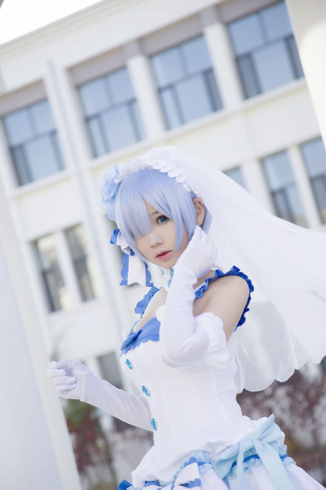 蕾姆.花嫁,re0,cosplay