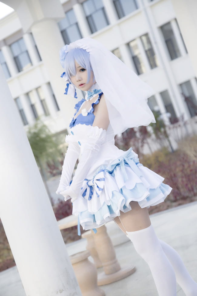蕾姆.花嫁,re0,cosplay