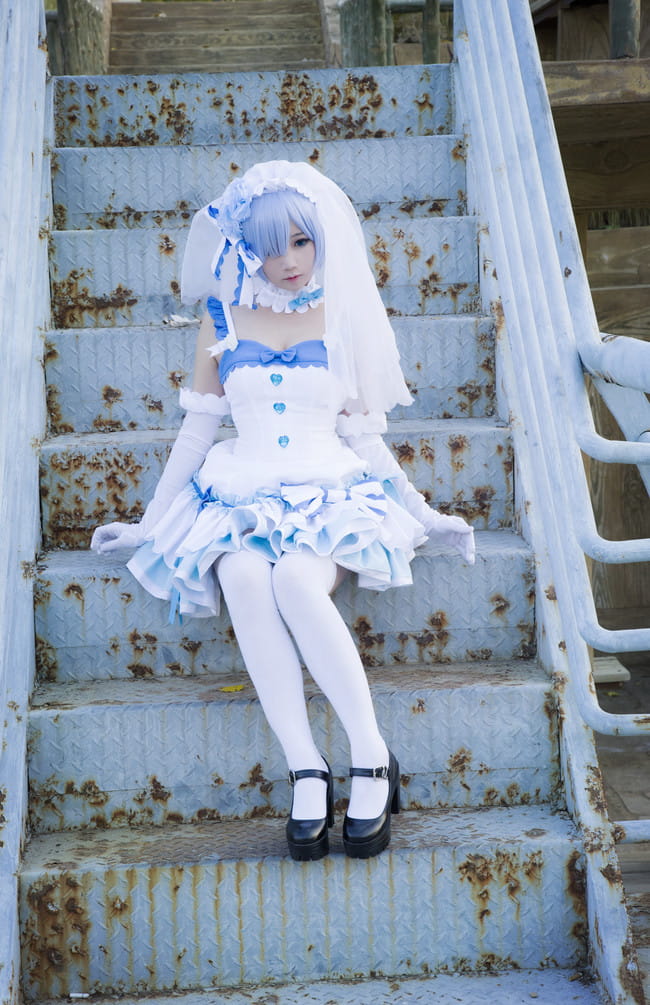 蕾姆.花嫁,re0,cosplay