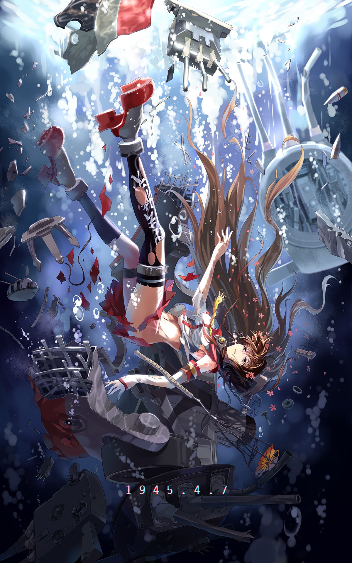 大和,武藏,舰队collection,舰娘