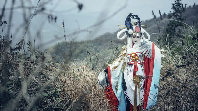 网易手游阴阳师,金鸾鹤羽,cosplay,姑获鸟