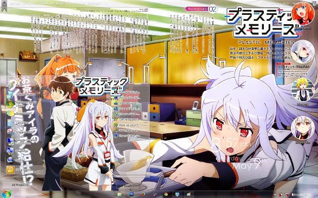 动漫电脑主题,win7主题