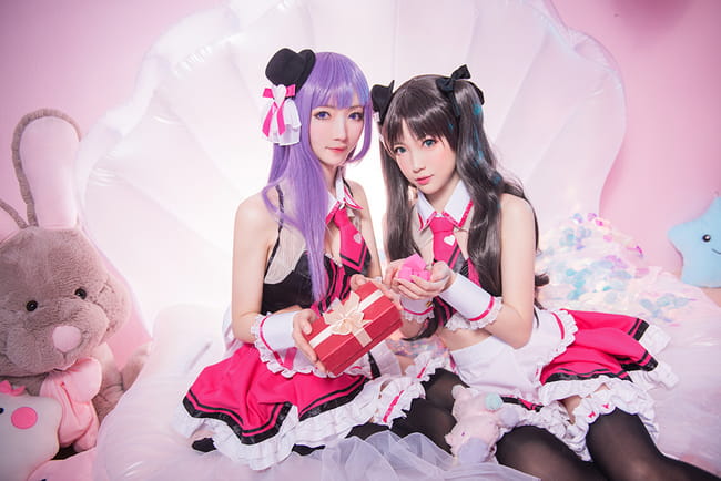 远坂凛,cos,女仆,fate