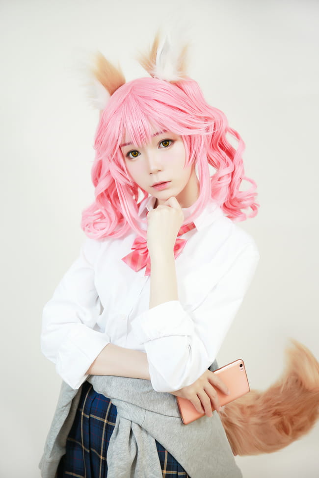 Fate/GrandOr,玉藻前jk,cos