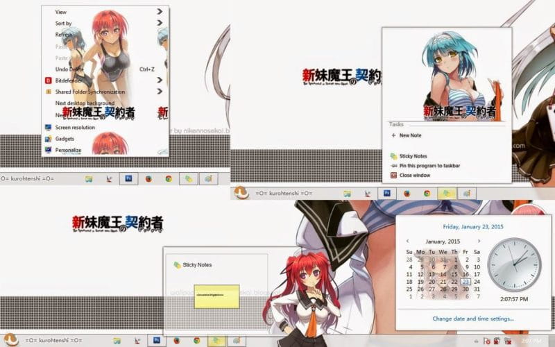 新妹魔王契约者,win7主题,下载