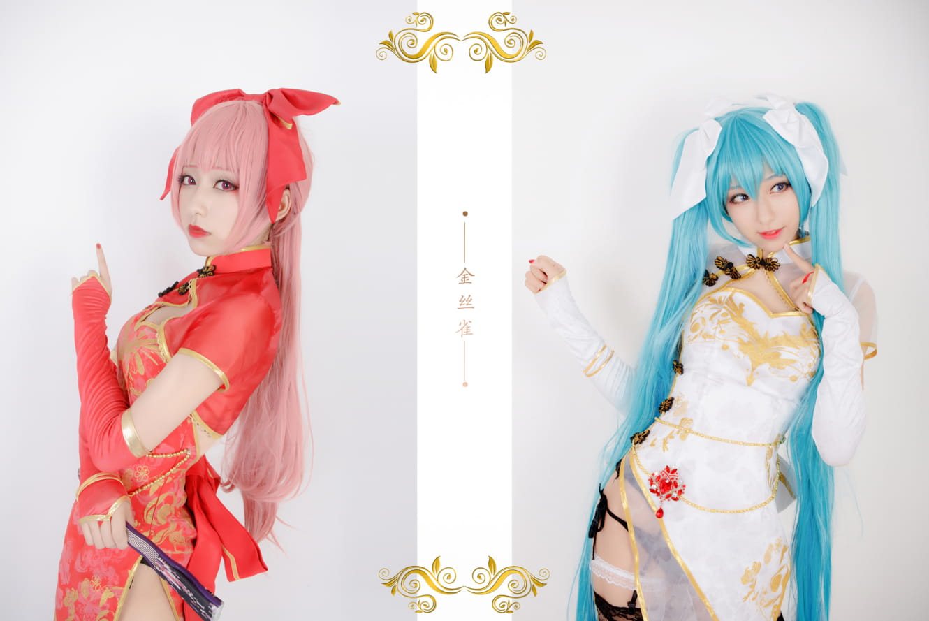 初音未来,巡音流歌,金丝雀,cosplay,初音cos