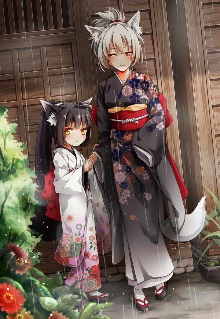 动漫本子,动漫和服少女,夏日祭