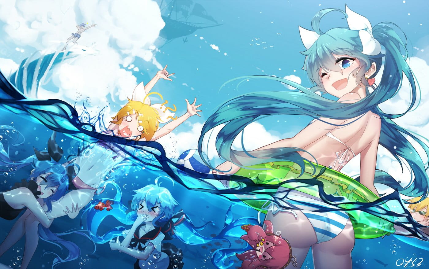 动漫壁纸,初音未来壁纸,初音未来本子