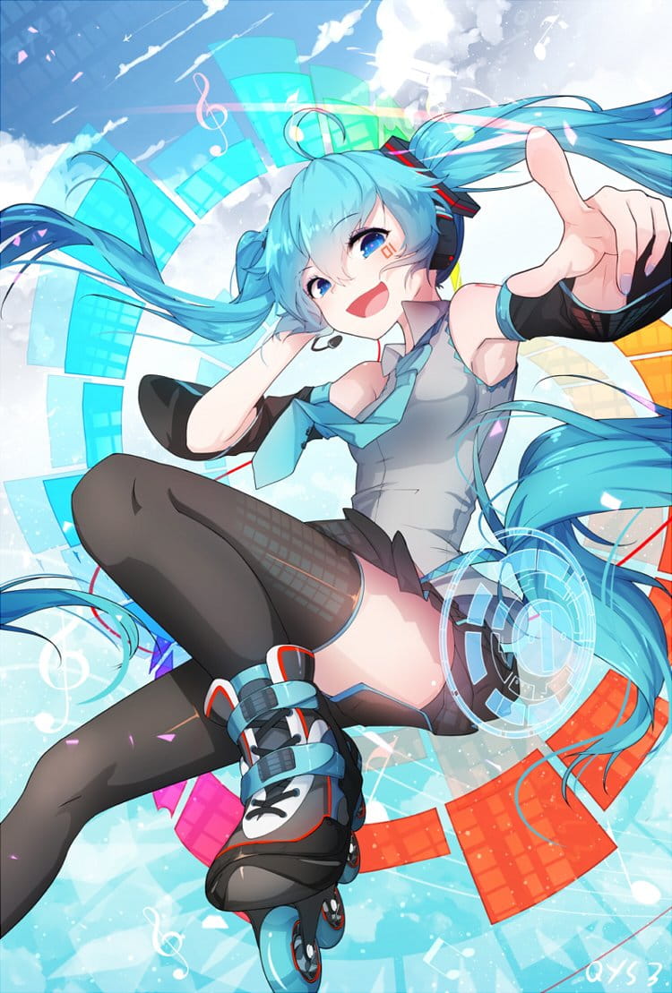 动漫壁纸,初音未来壁纸,初音未来本子