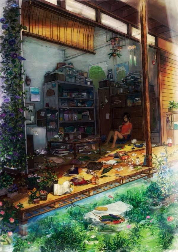 动漫壁纸,动漫风景壁纸,夏日壁纸