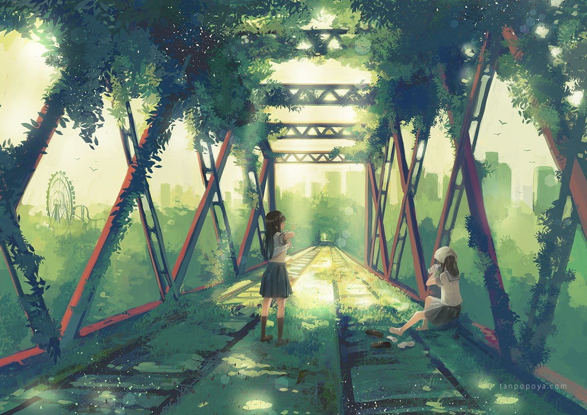 动漫壁纸,动漫风景壁纸,夏日壁纸