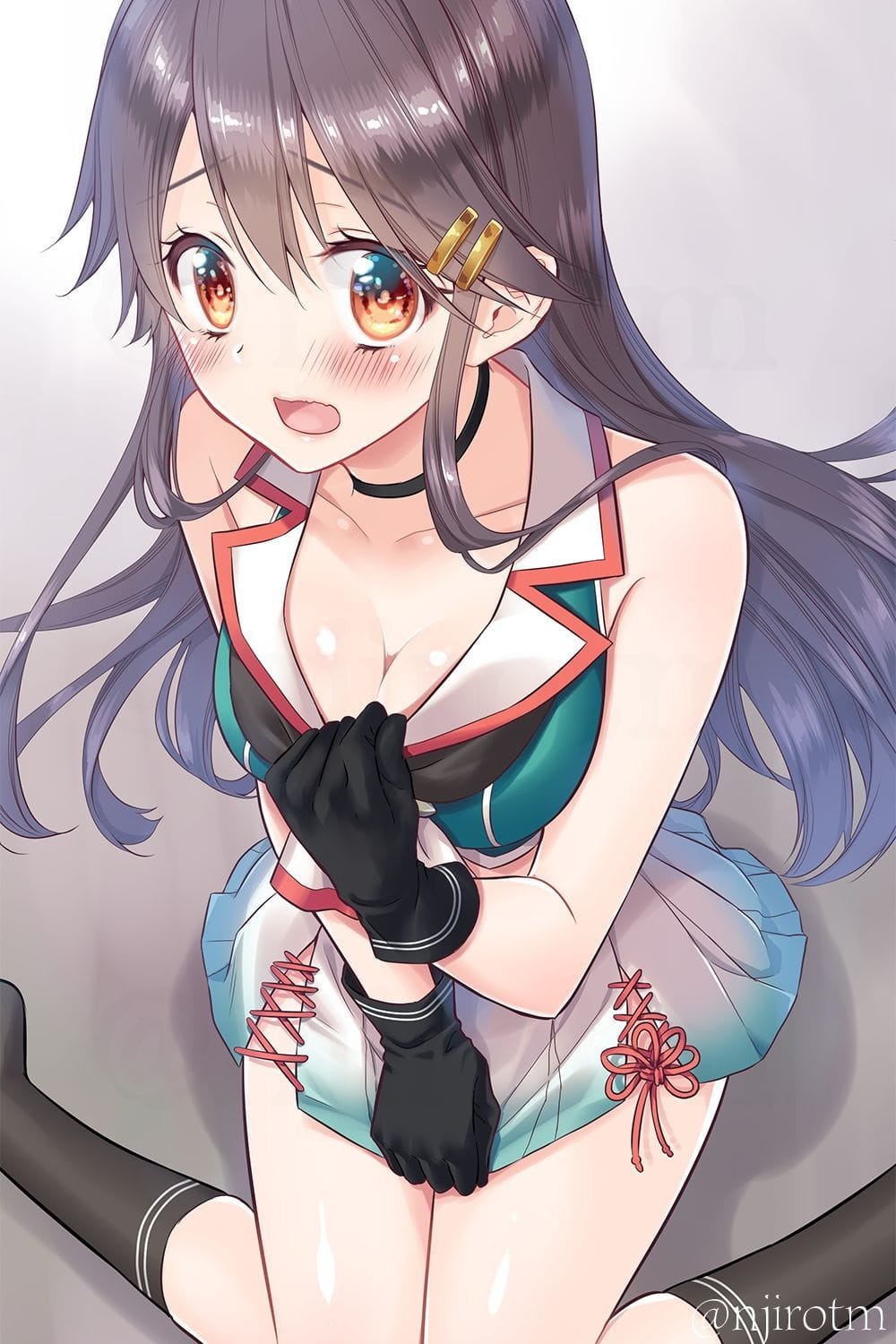 动漫巨乳本子,巨乳美少女cosplay,二次元萌妹