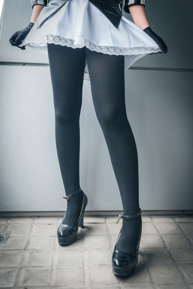 少女前线,稻草人cos,双马尾黑丝cos