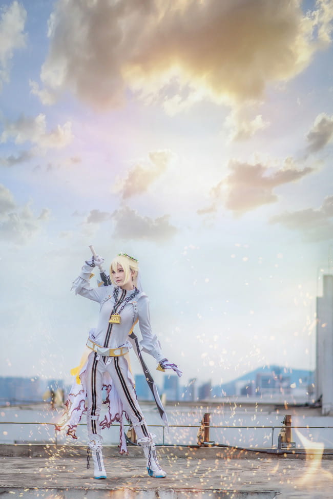 Fate/Extra 纯白花嫁 尼禄·克劳狄乌斯 COS 樱井咲 福利美图