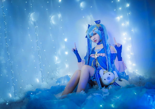 VOCALOID 星座的公主·雪初音 COS 福利美图