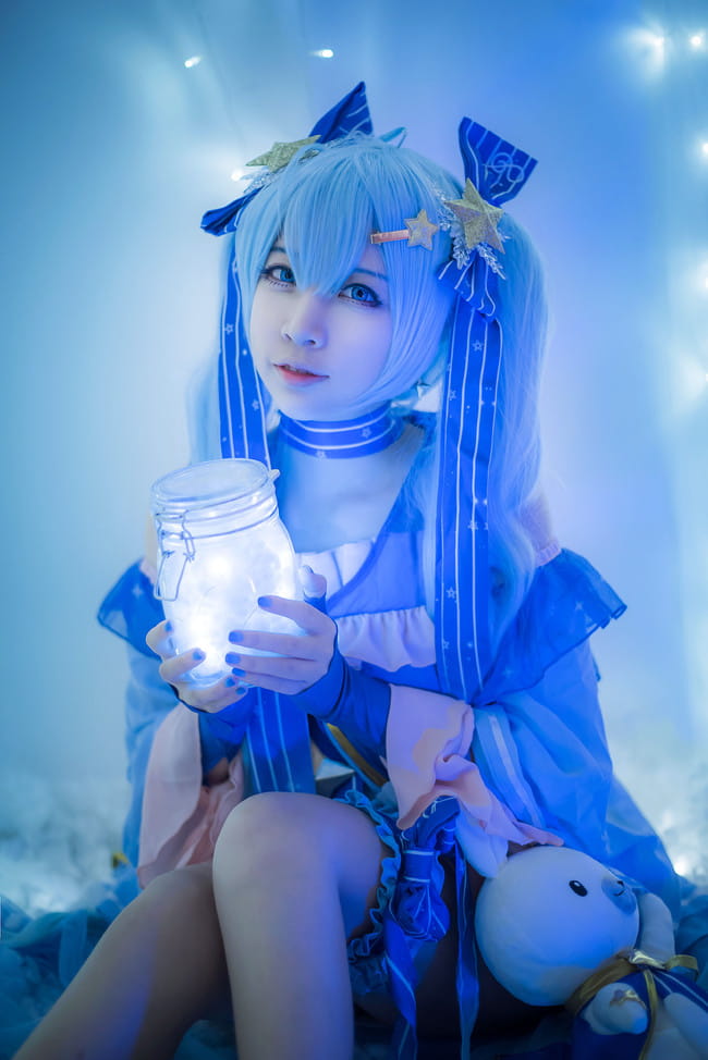 VOCALOID 星座的公主·雪初音 COS 福利美图