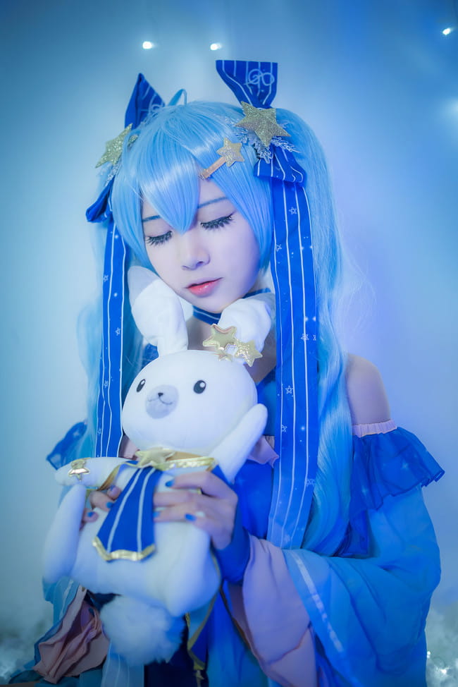 VOCALOID 星座的公主·雪初音 COS 福利美图