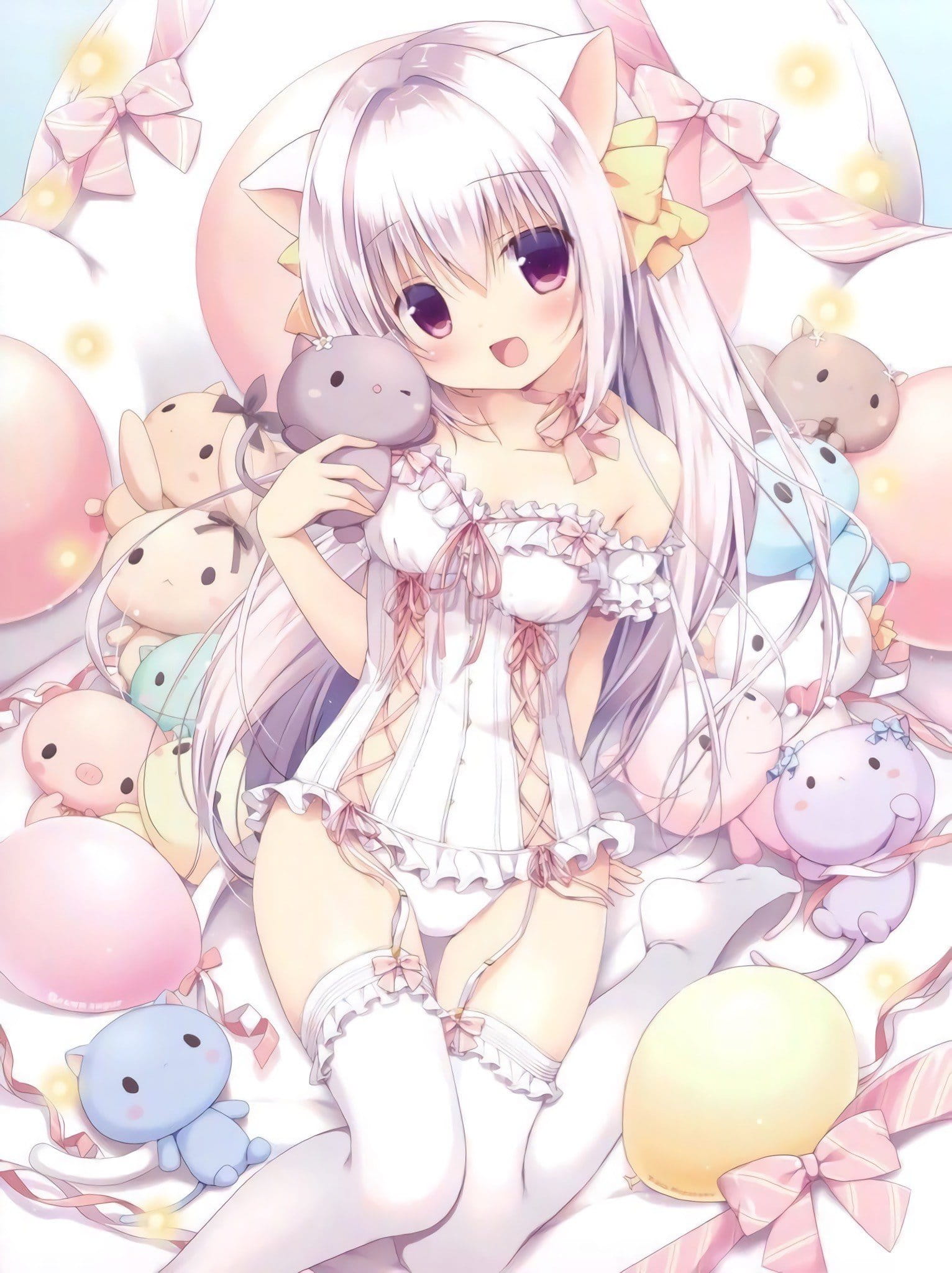 动漫少女壁纸,福利本子,动漫美图1080