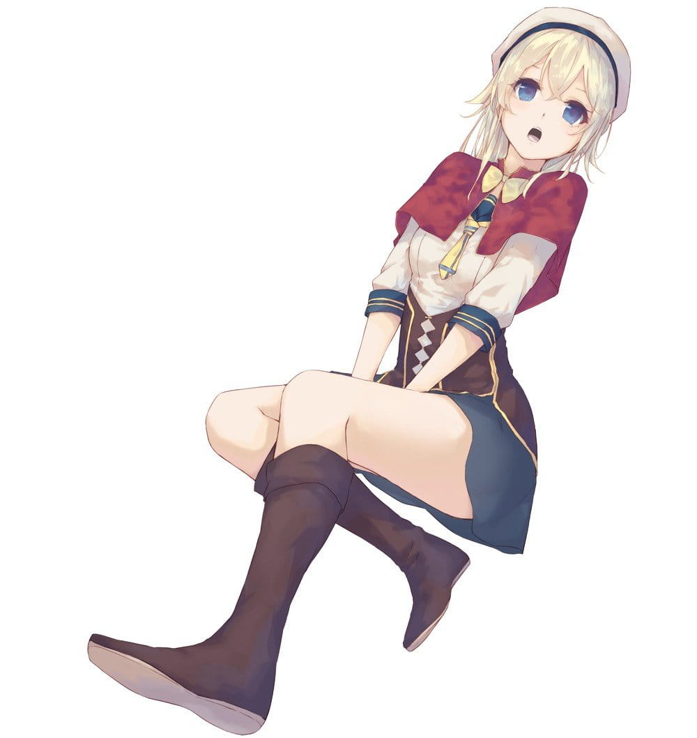 二次元靴子美少女,动漫福利图,动漫制服美图