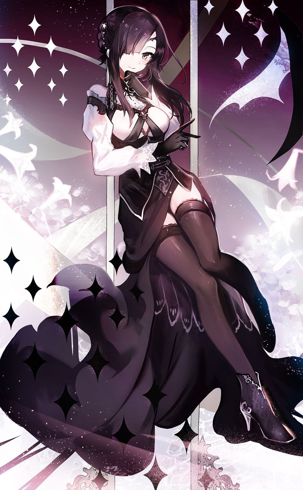 二次元靴子美少女,动漫福利图,动漫制服美图