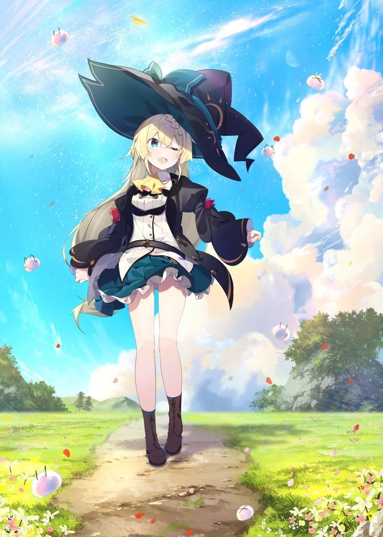 魔法娘美少女,二次元魔法少女,动漫魔法少女