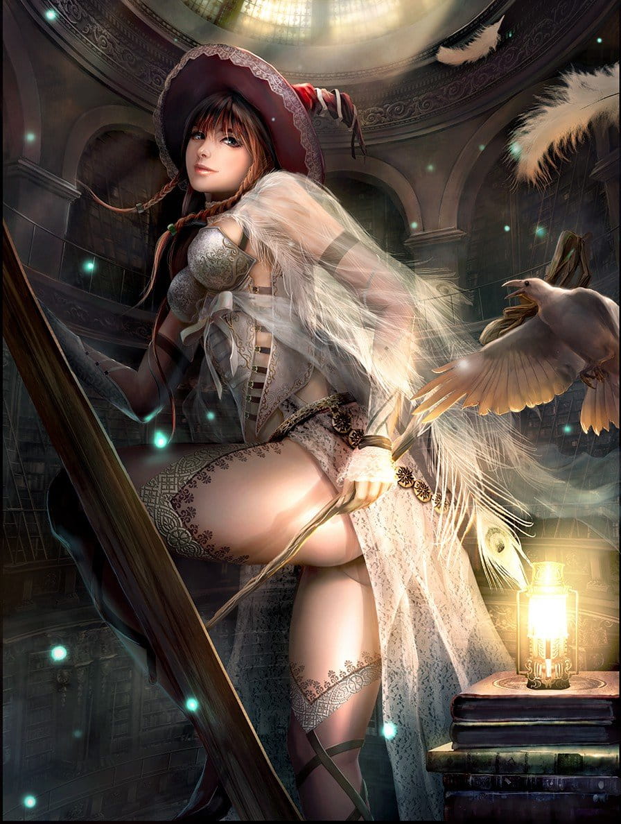 魔法娘美少女,二次元魔法少女,动漫魔法少女