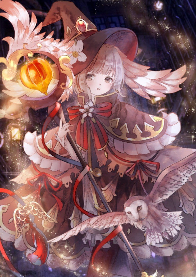 魔法娘美少女,二次元魔法少女,动漫魔法少女