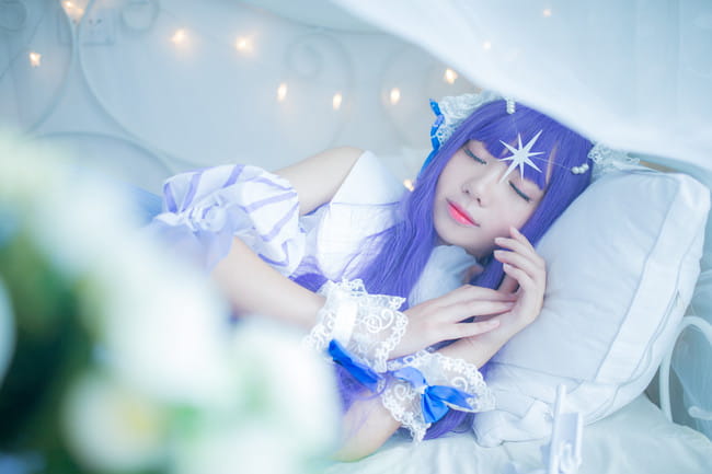 魔卡少女樱,大道寺知世cos,樱花不能吃啊喂