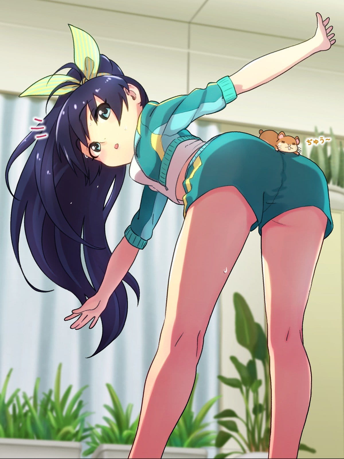 动漫美少女壁纸,二次元扎马尾美少女,动漫福利