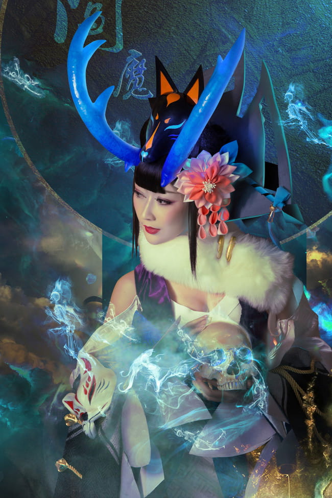 阴阳师手游,阎魔cos, coserK