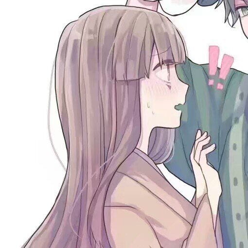 情侣头像一男一女2张,唯美情侣头像,动漫头像,卡通头像,