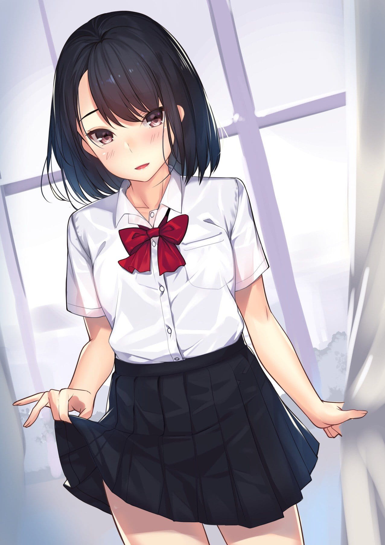 二次元短发少女,动漫短发少女,动漫本子