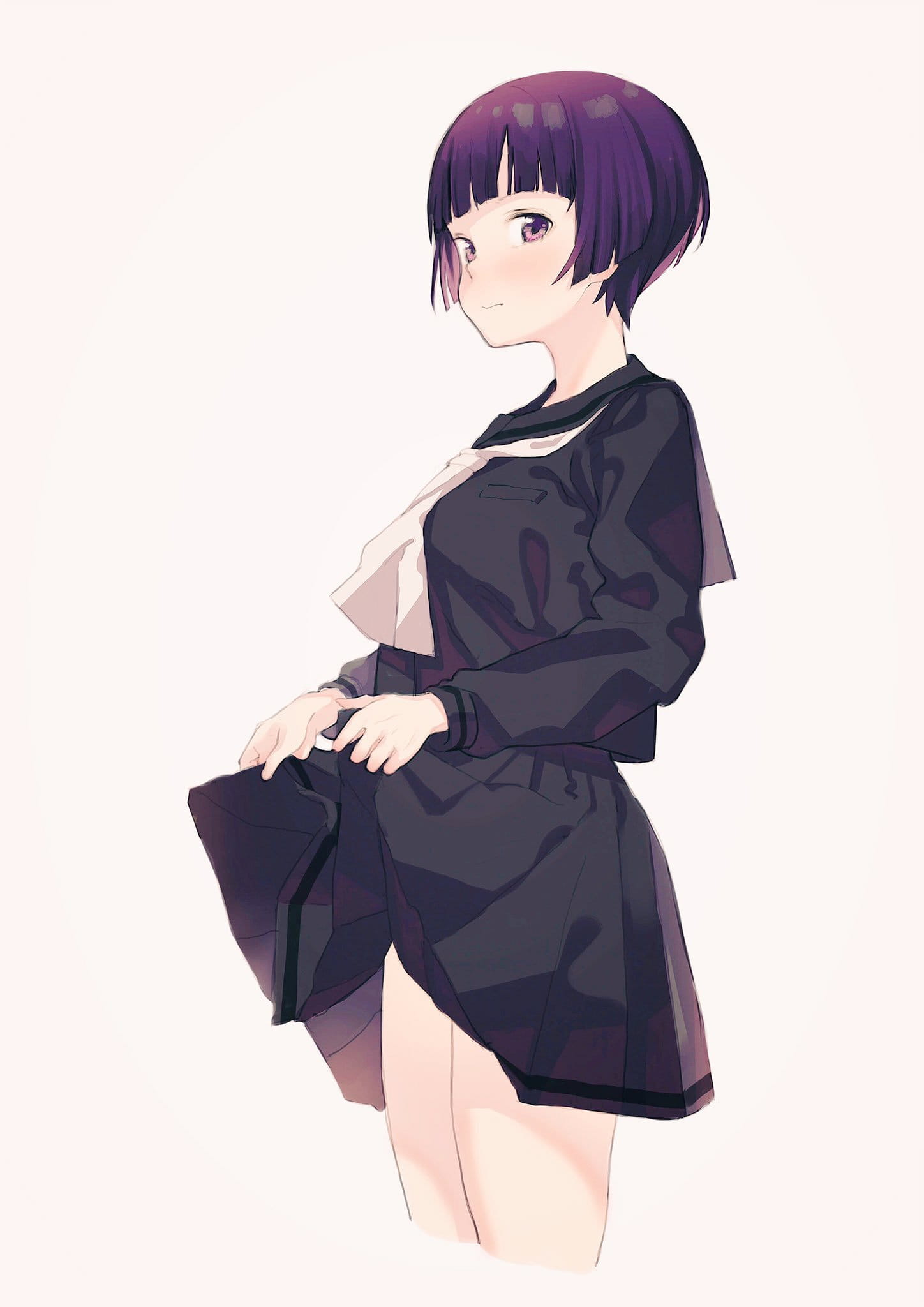二次元短发少女,动漫短发少女,动漫本子
