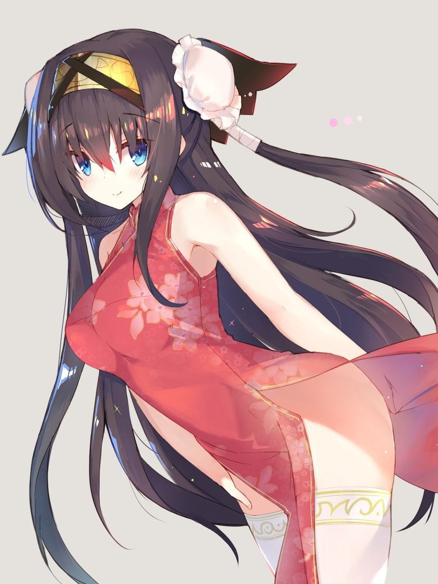 二次元旗袍少女,动漫旗袍,旗袍壁纸