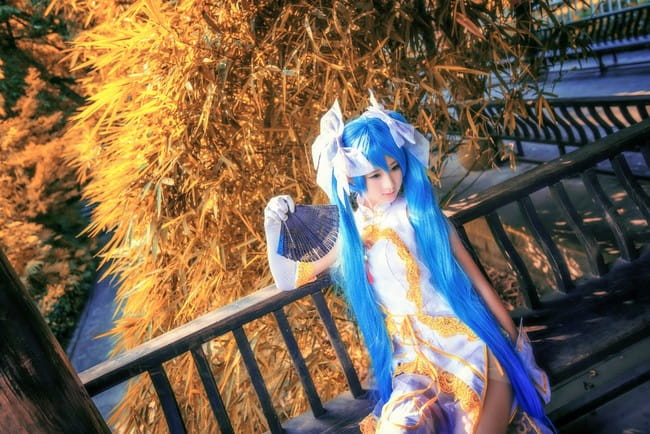 VOCALOID,miku青鸾旗袍,智障的鱼子酱