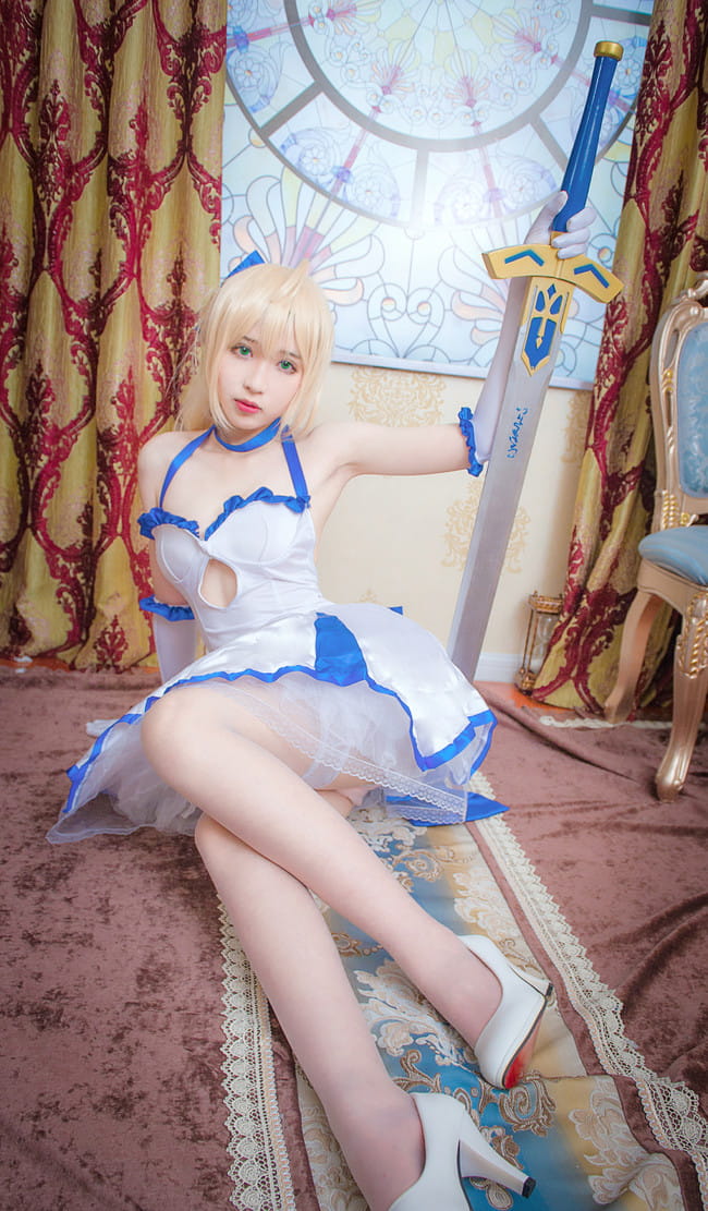 Fate/Stay Night,阿尔托利亚·潘德拉贡cos,小酥酱