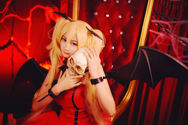 守护甜心,月咏歌呗,恶魔cosplay