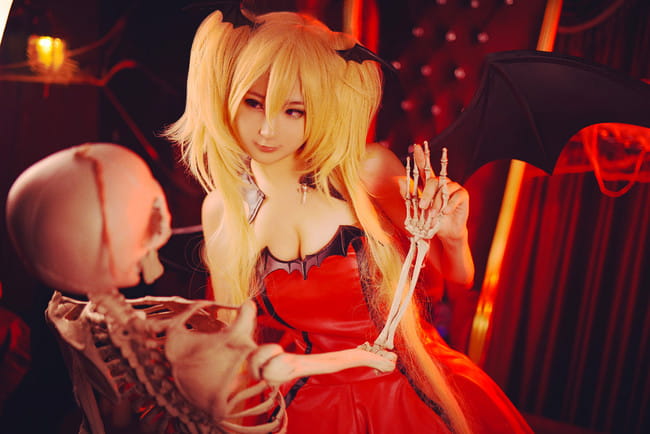 守护甜心,月咏歌呗,恶魔cosplay