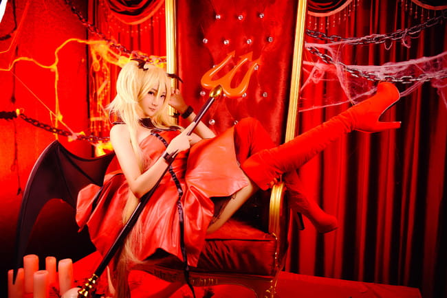 守护甜心,月咏歌呗,恶魔cosplay