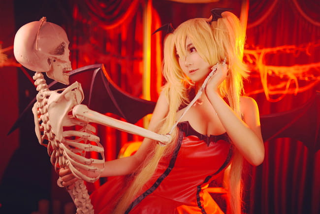 守护甜心,月咏歌呗,恶魔cosplay