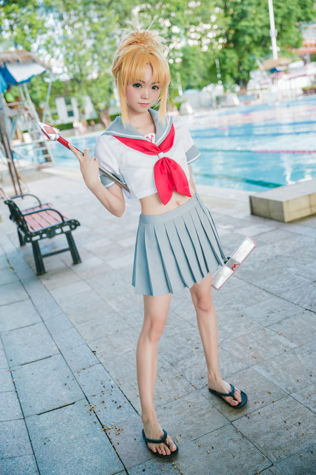 fgo,cosplay图片,莫德雷德cos,