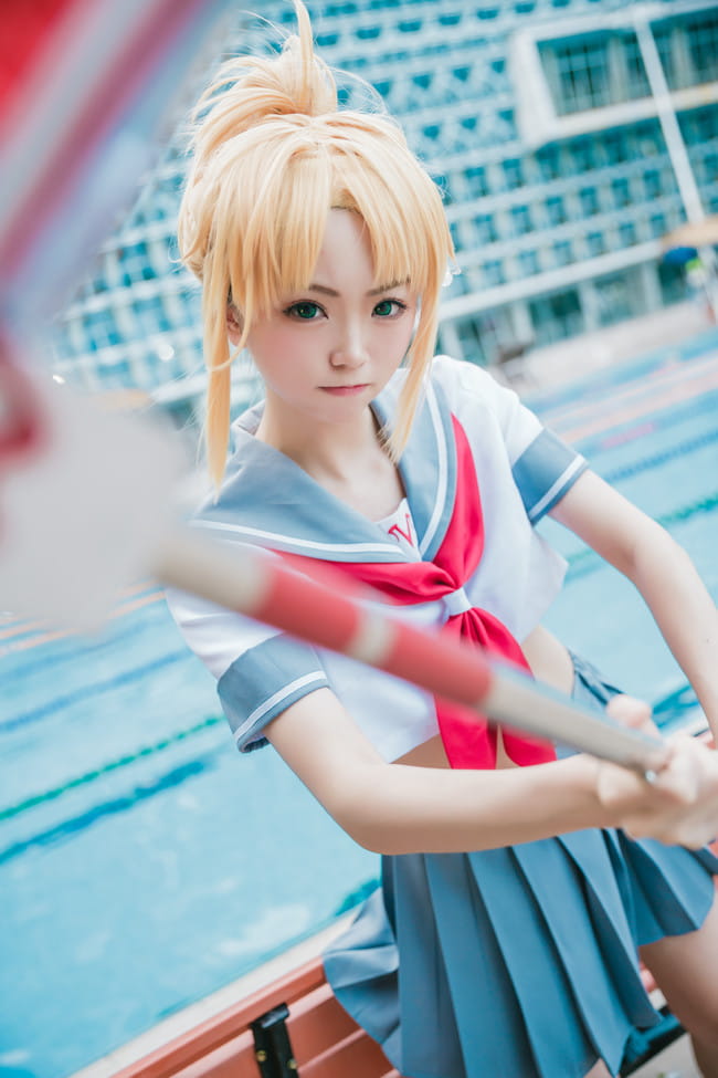 fgo,cosplay图片,莫德雷德cos,